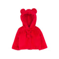 Veste En Fausse Fourrure Rouge