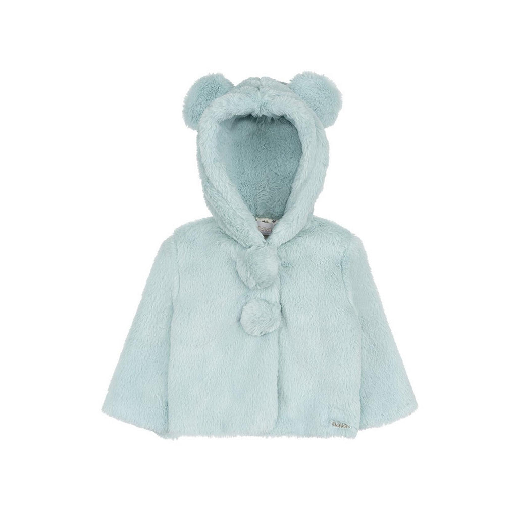 Veste En Fausse Fourrure Verte