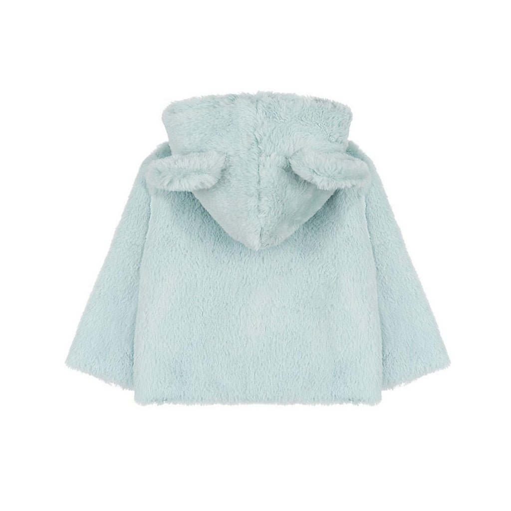 Veste En Fausse Fourrure Verte