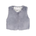 Veste Sans Manches En Fausse Fourrure