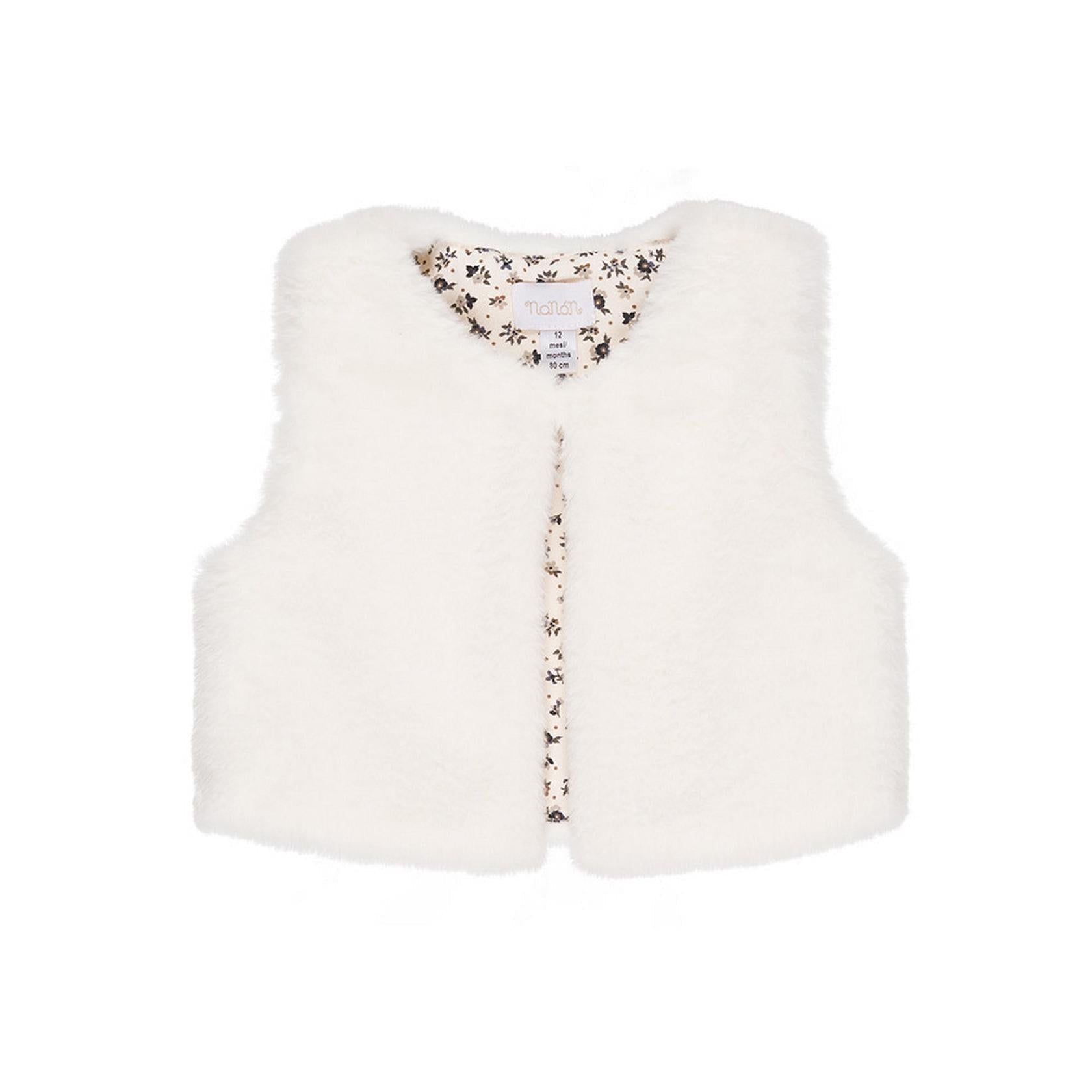Veste Sans Manches En Fausse Fourrure