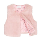 Veste Sans Manches En Fausse Fourrure