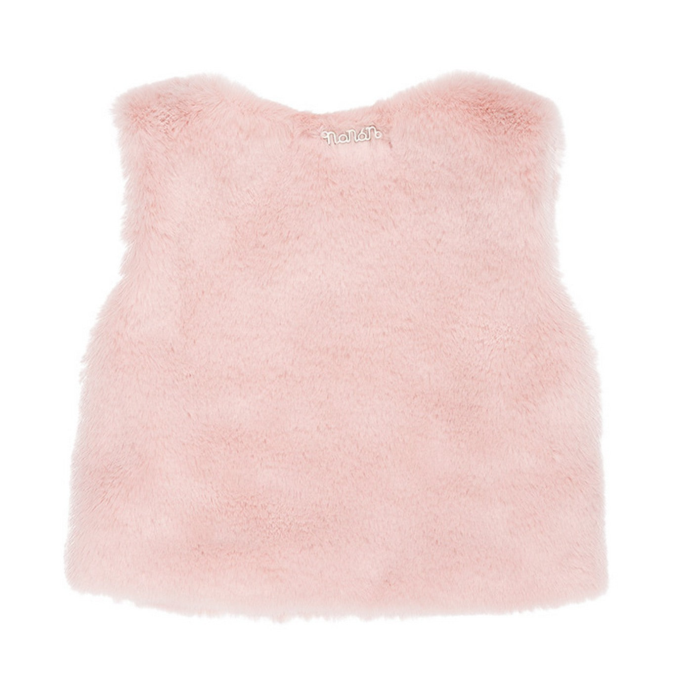 Veste Sans Manches En Fausse Fourrure