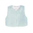 Veste Sans Manches En Fausse Fourrure