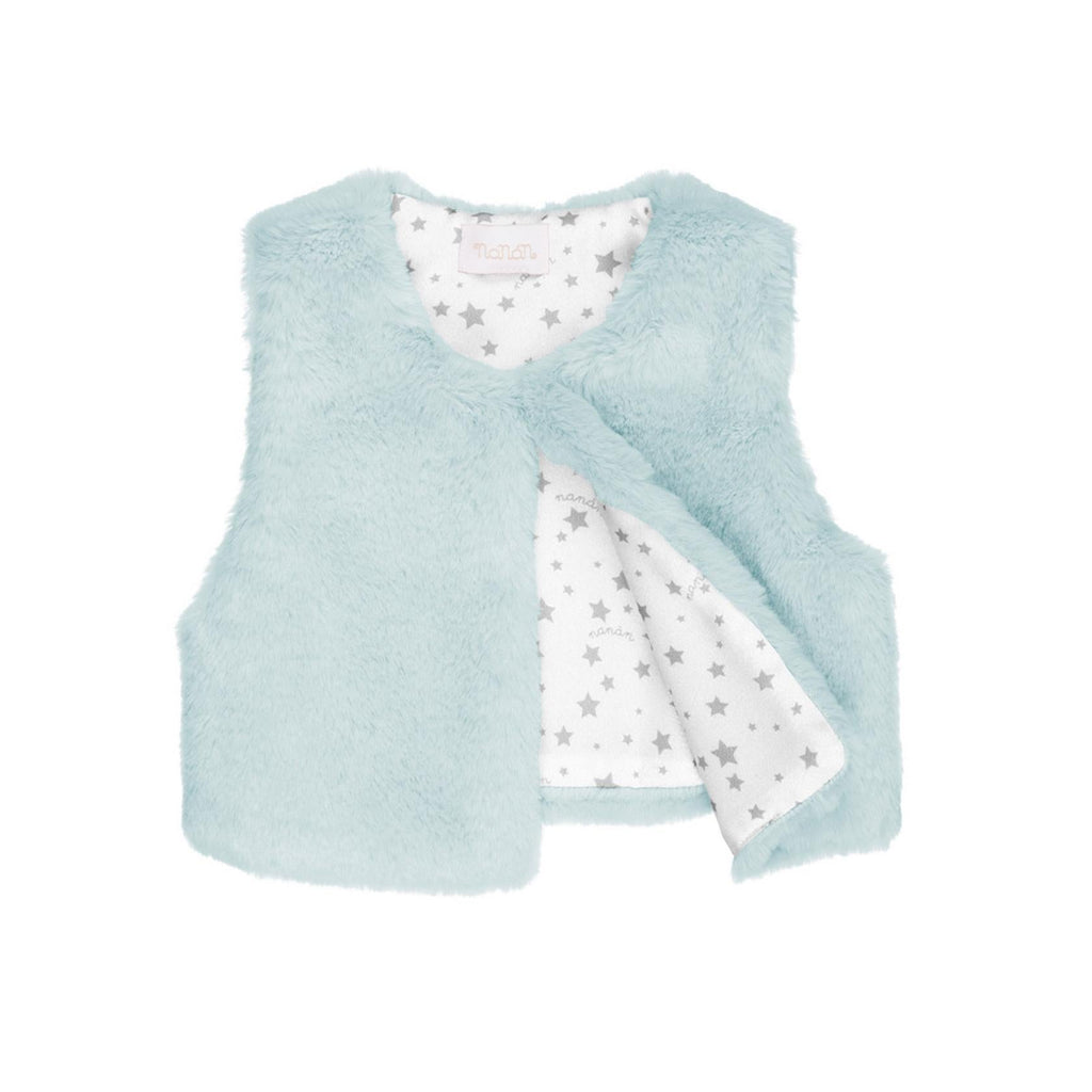 Veste Sans Manches En Fausse Fourrure