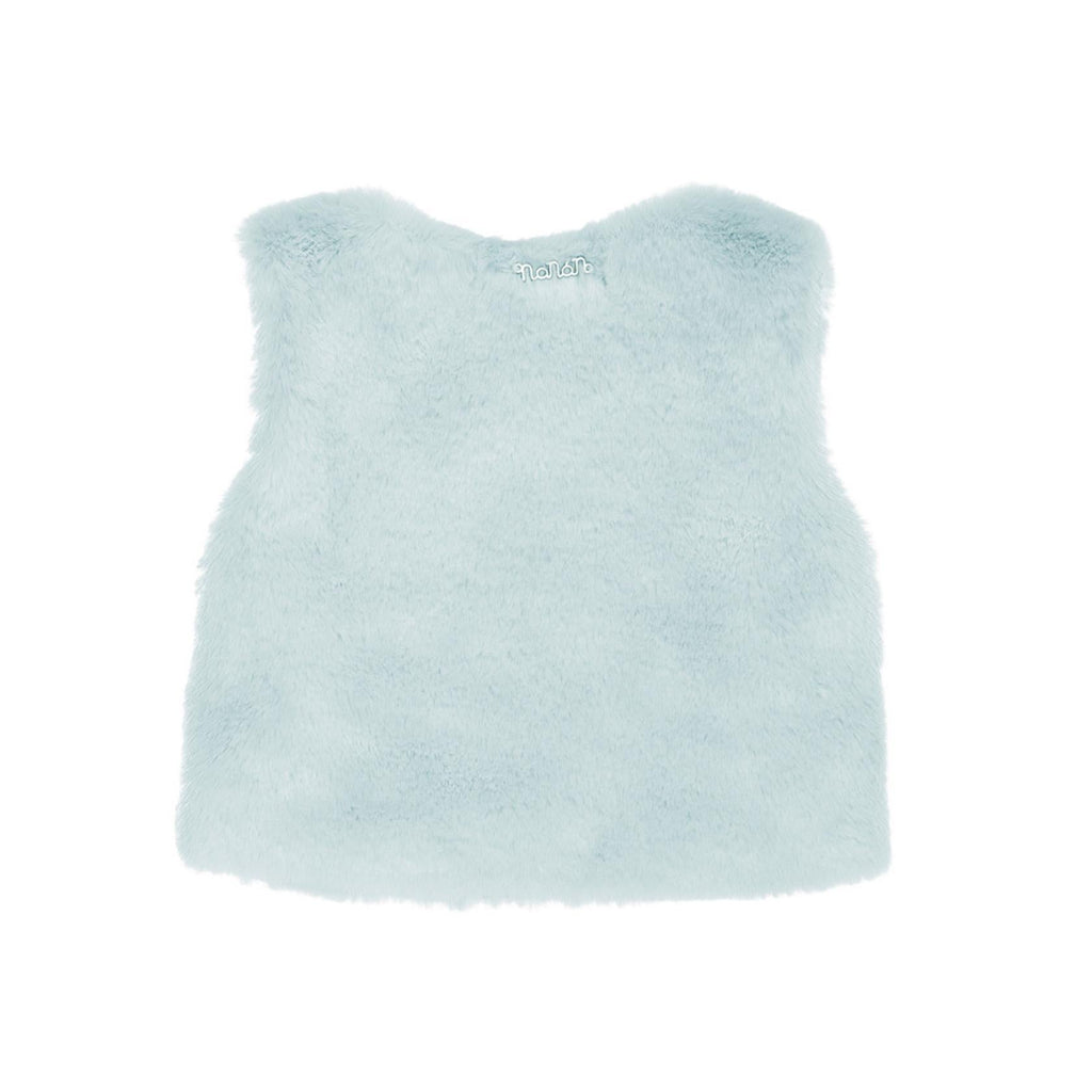 Veste Sans Manches En Fausse Fourrure