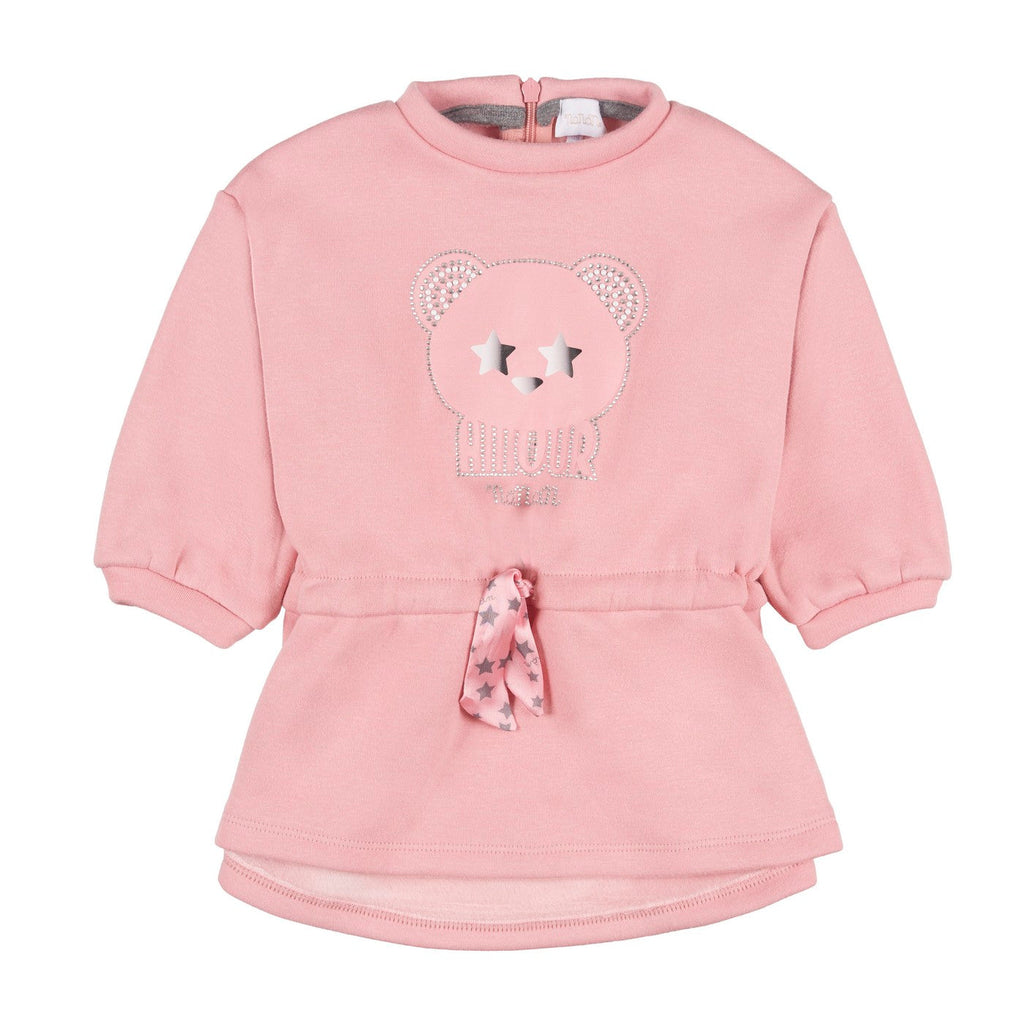 Robe Polaire Ours Rose