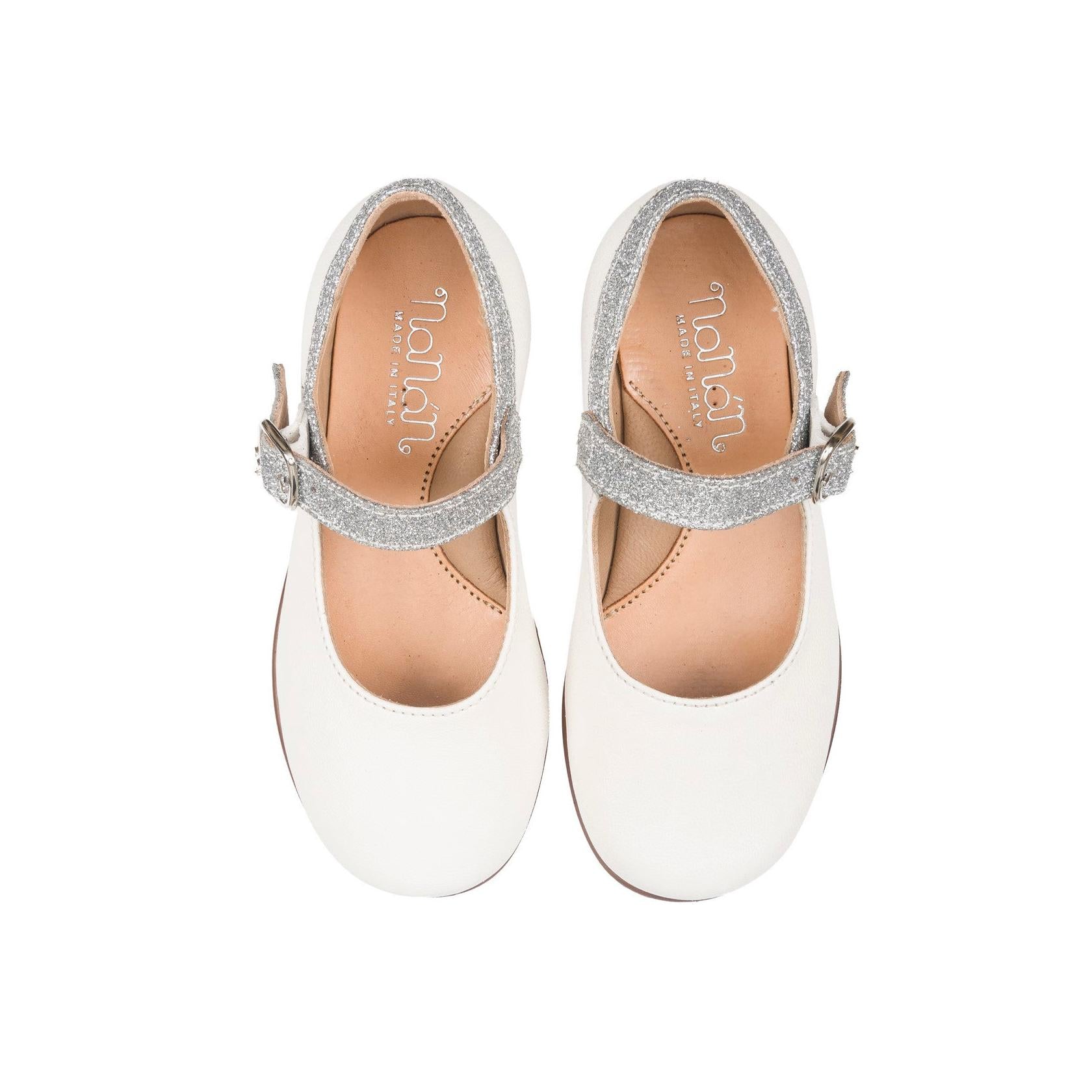 Ballerine À Bride Crème