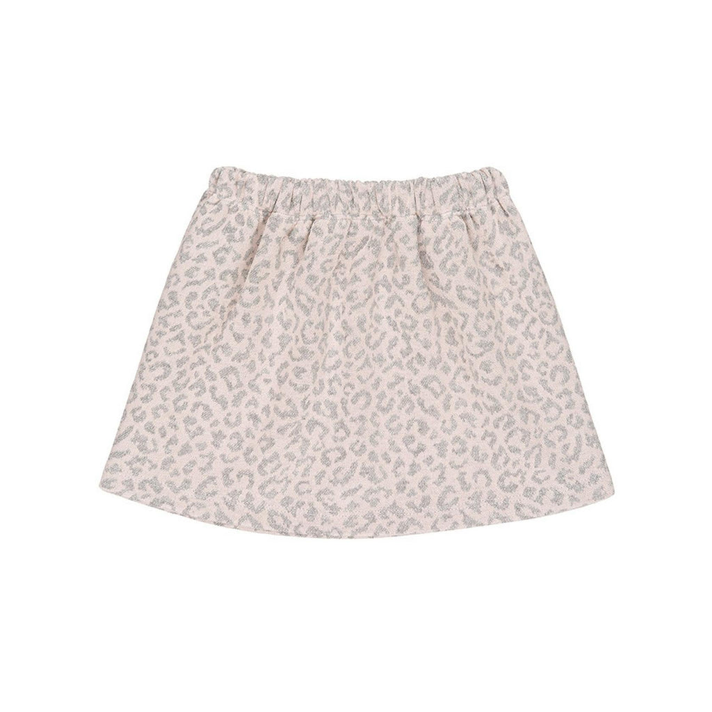 Jupe Jacquard Léopard Fuchsia