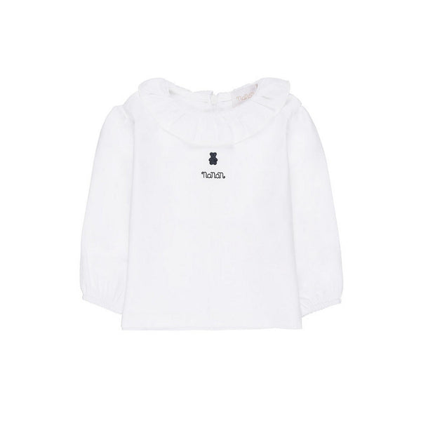 Chemisier En Popeline Blanche
