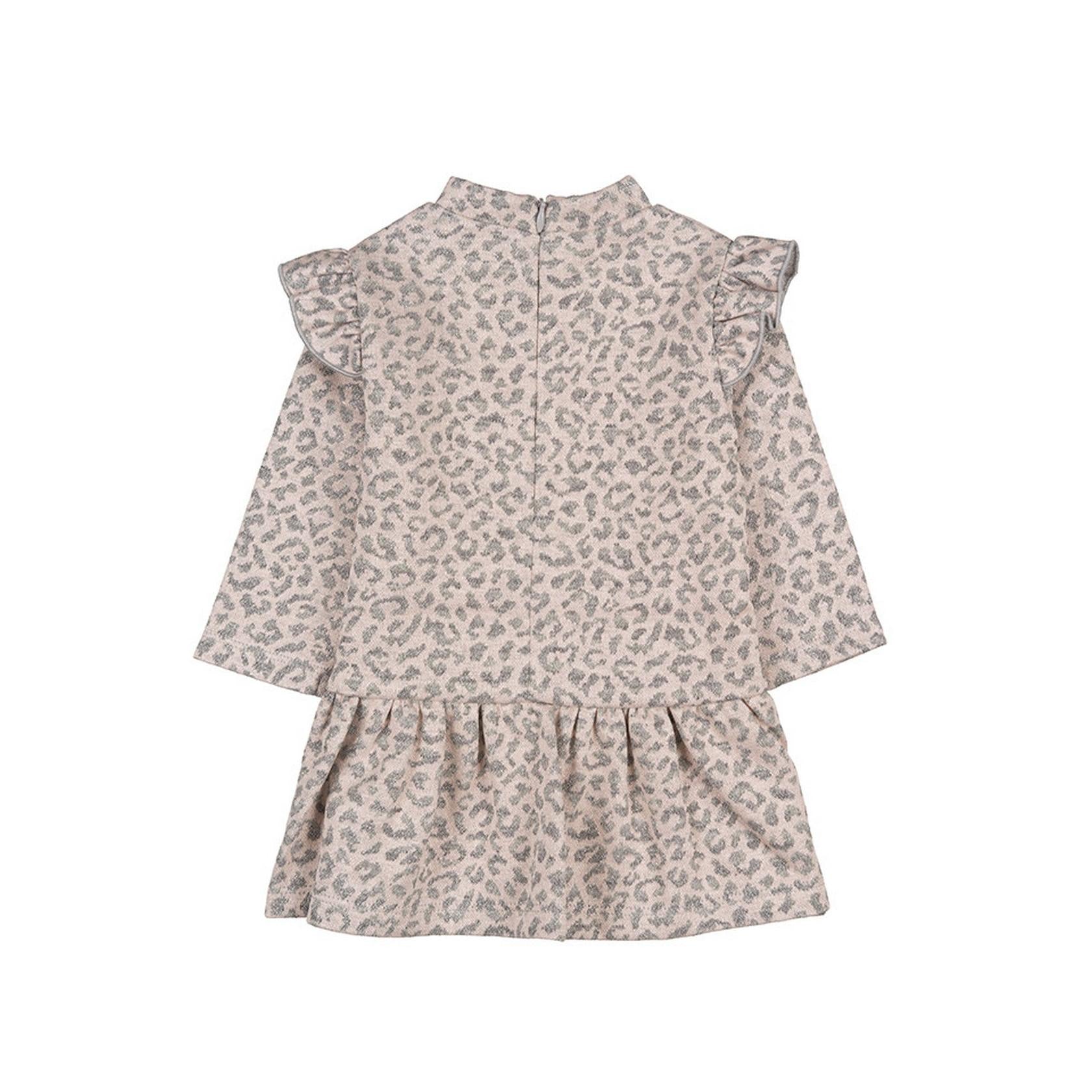Robe Jacquard Léopard Fuchsia