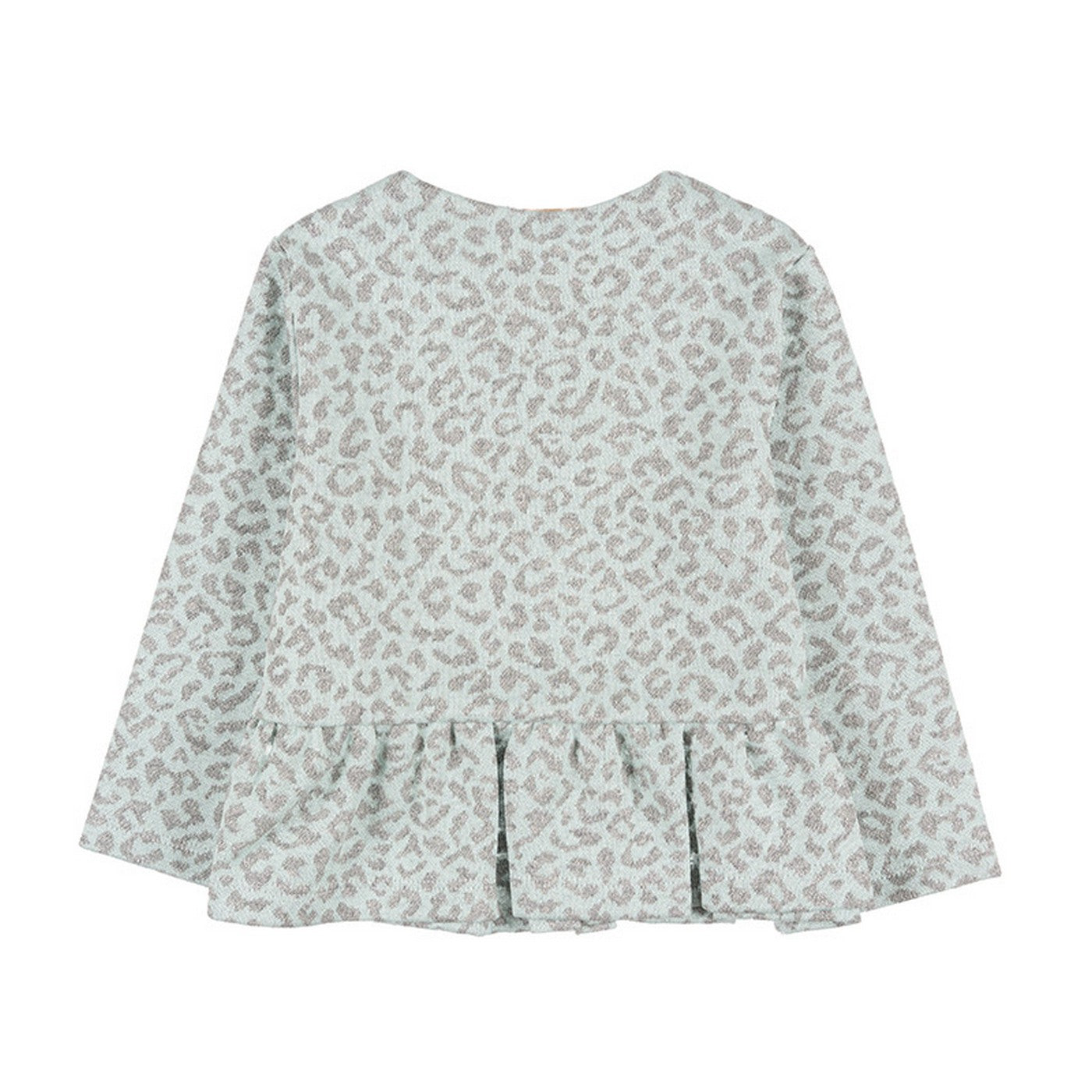 Veste En Jacquard Léopard Vert