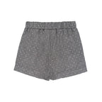 Short Gris À Strass