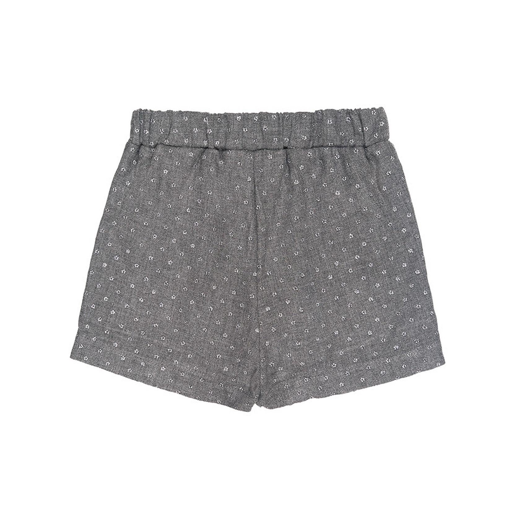 Short Gris À Strass