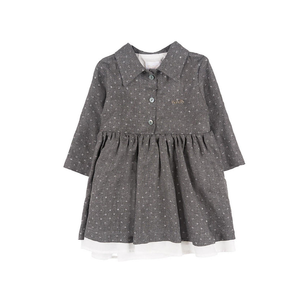 Chemiseur Gris Avec Strass Gris