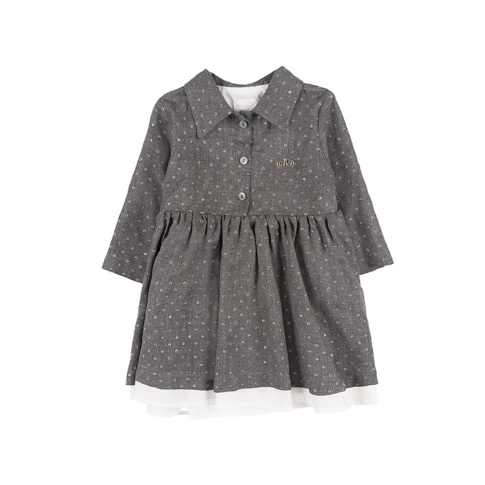 Chemiseur Gris Avec Strass Gris