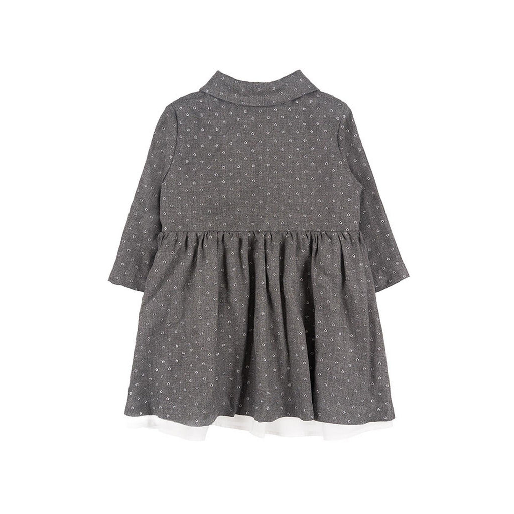 Chemiseur Gris Avec Strass Gris