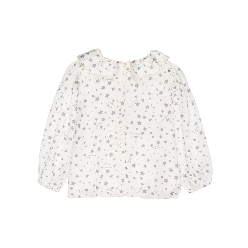 Chemise Étoile Avec Nœud Crème