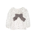 Chemise Étoiles Avec Nœud Crème