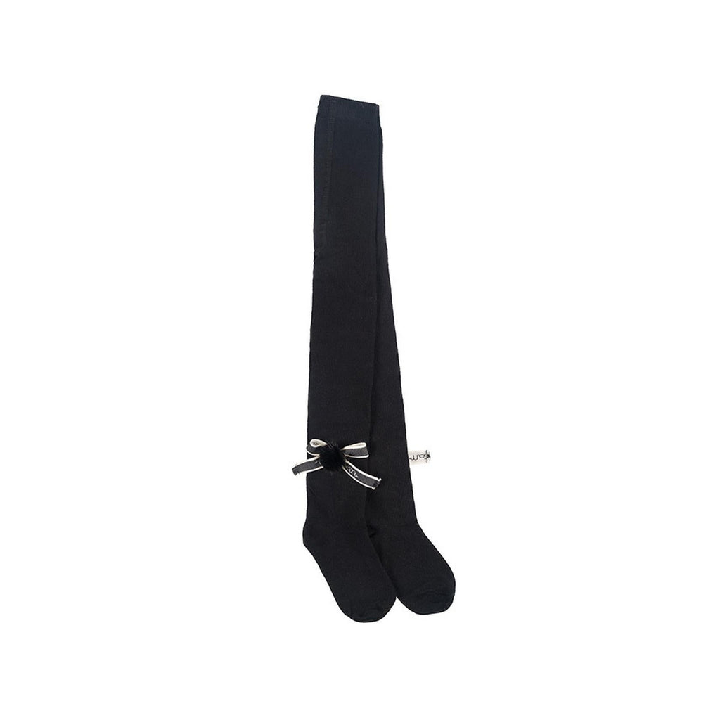 Collants Noirs Avec Bande Logo