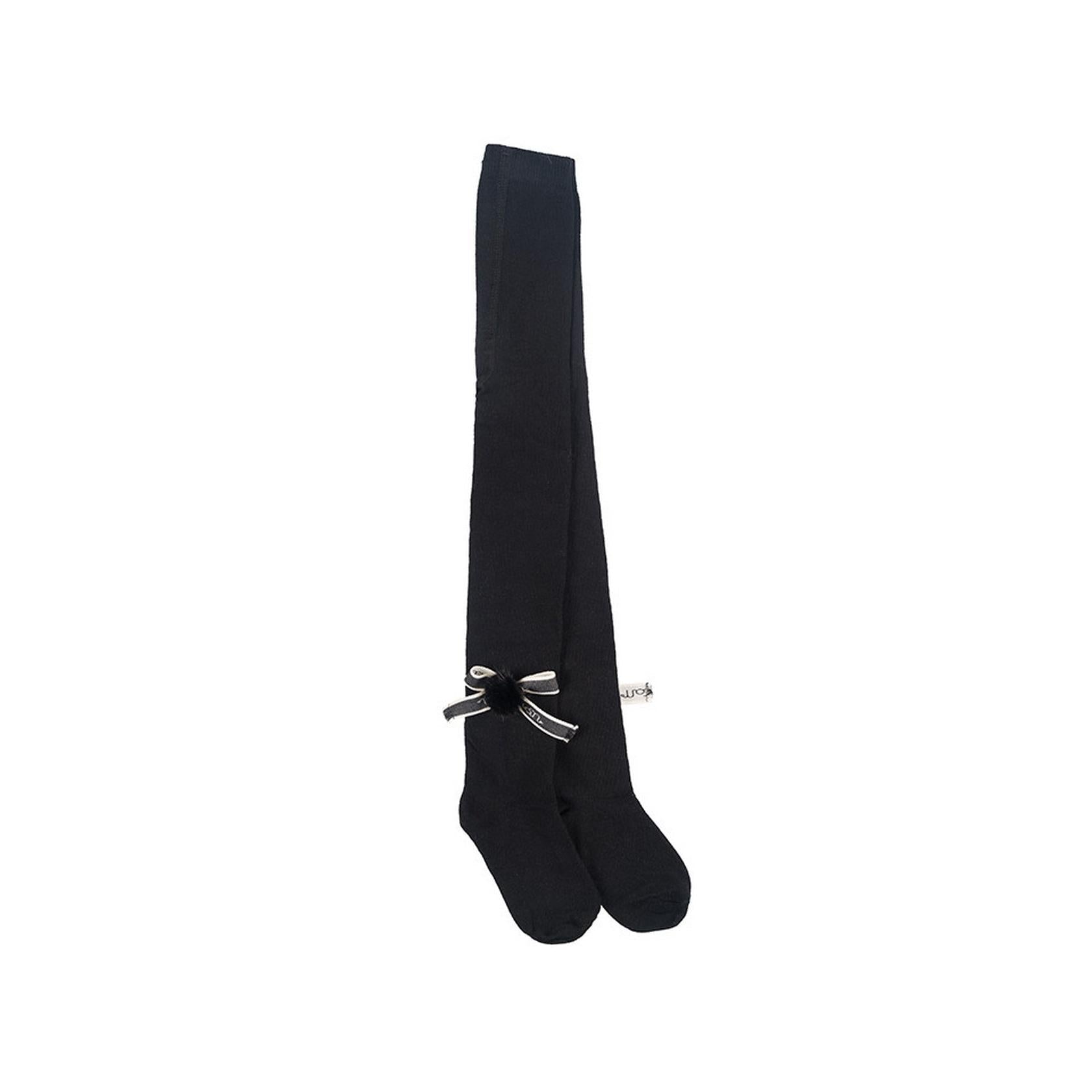 Collants Noirs Avec Bande Logo