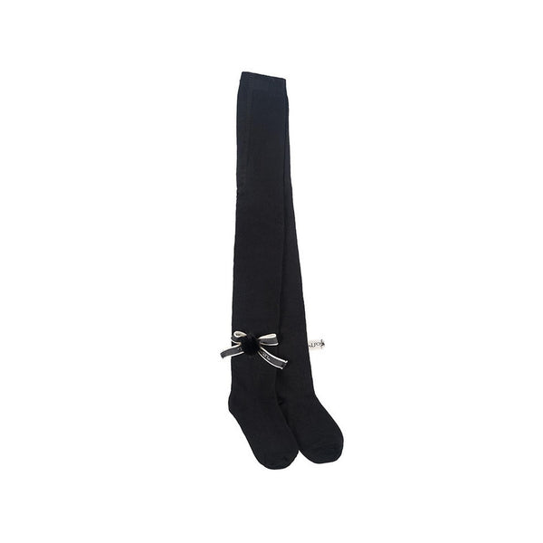 Collants Noirs Avec Bande Logo