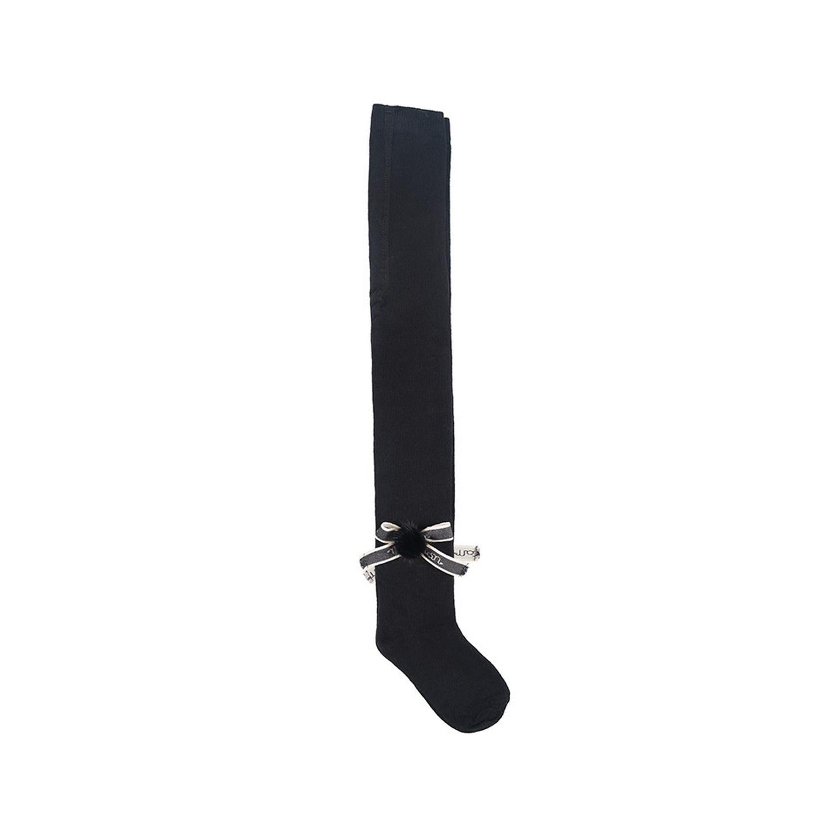 Collants Noirs Avec Bande Logo