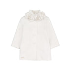 Manteau En Velours Crème