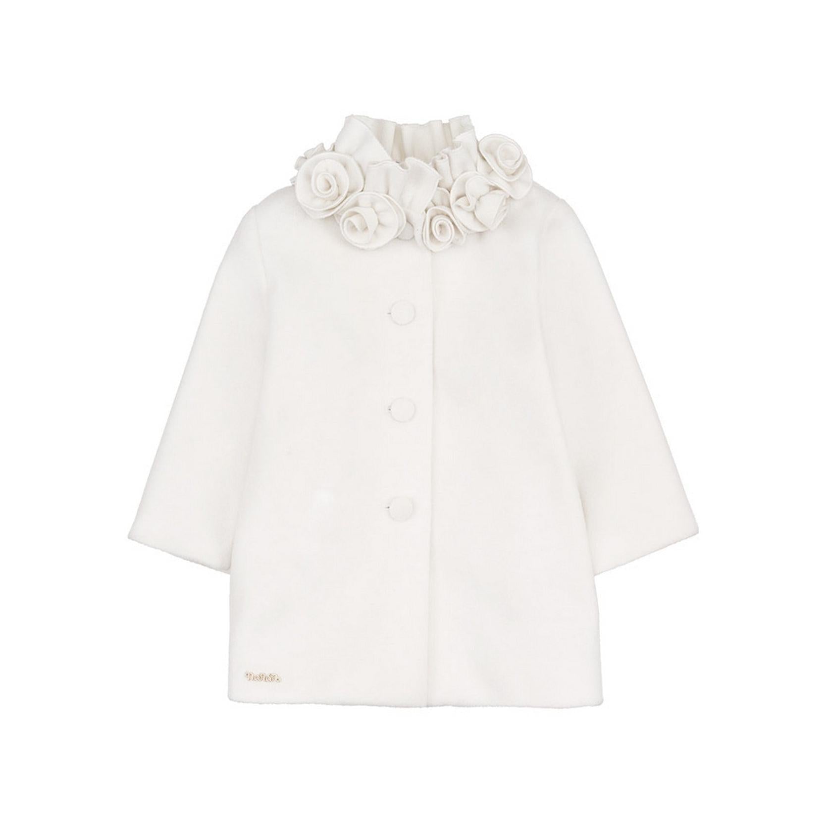 Manteau En Velours Crème