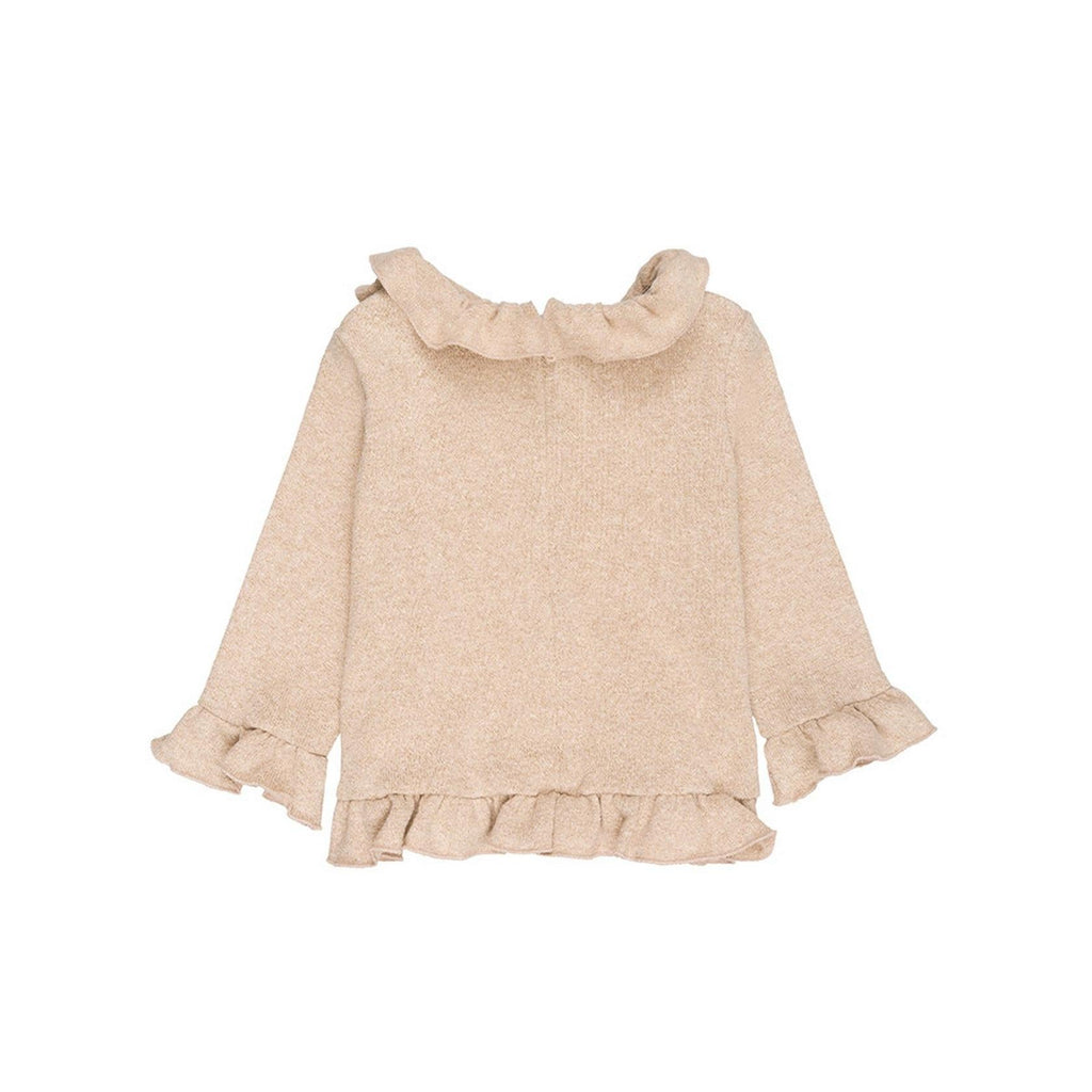Pull En Lurex Beige