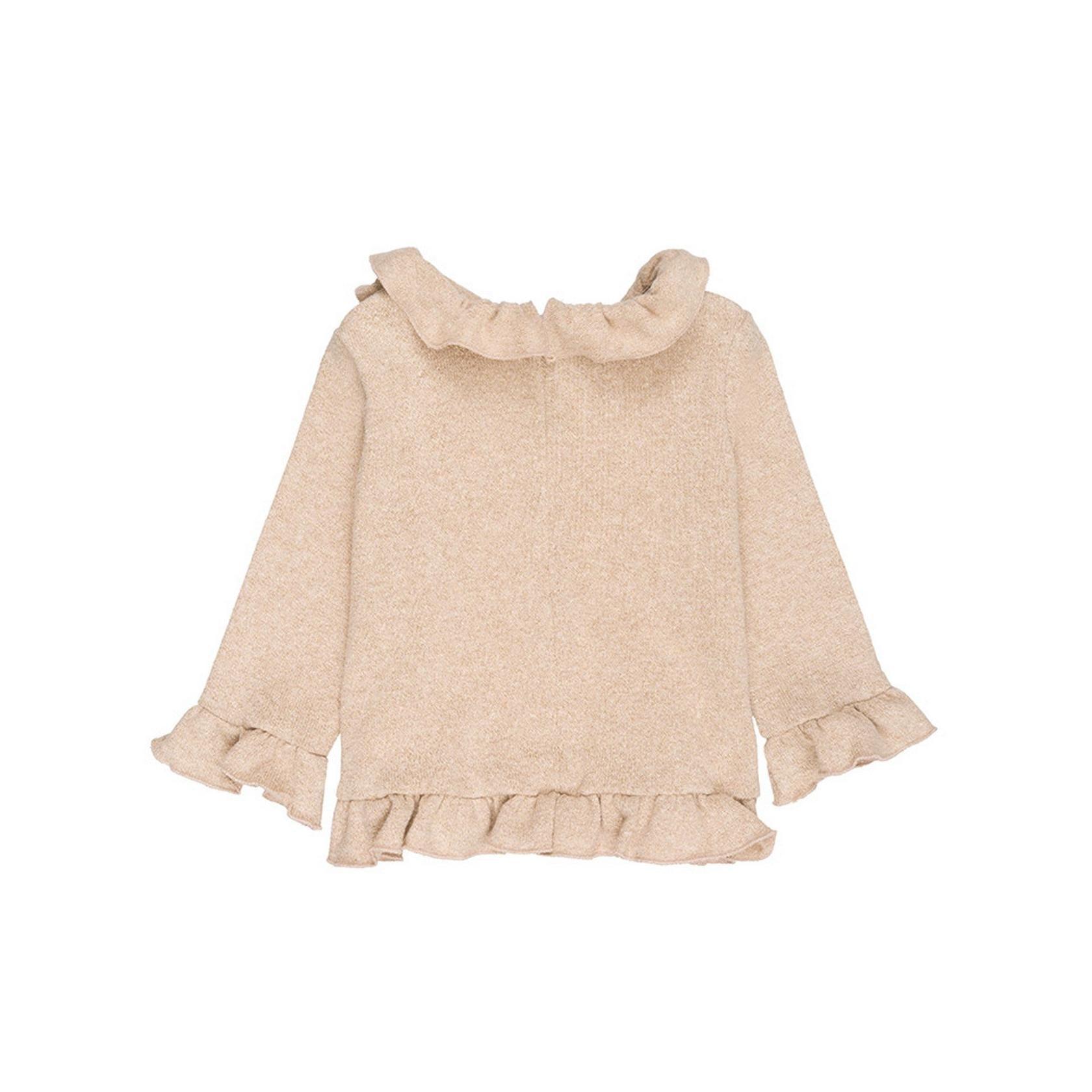 Pull En Lurex Beige