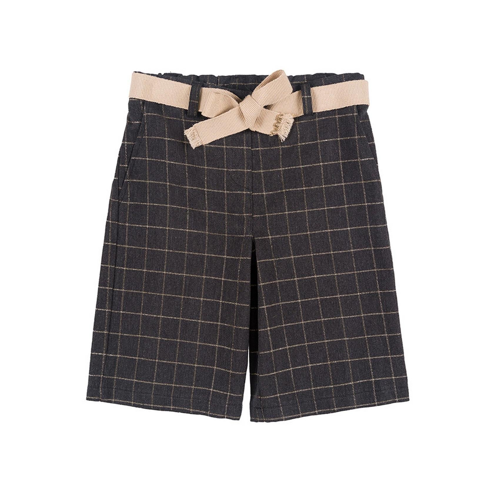 Gaucho Gris Lurex Quadro Gris