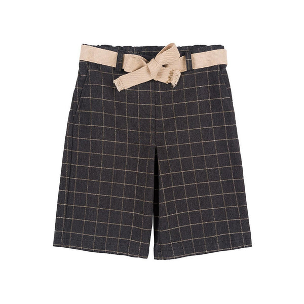 Gaucho Gris Lurex Quadro Gris