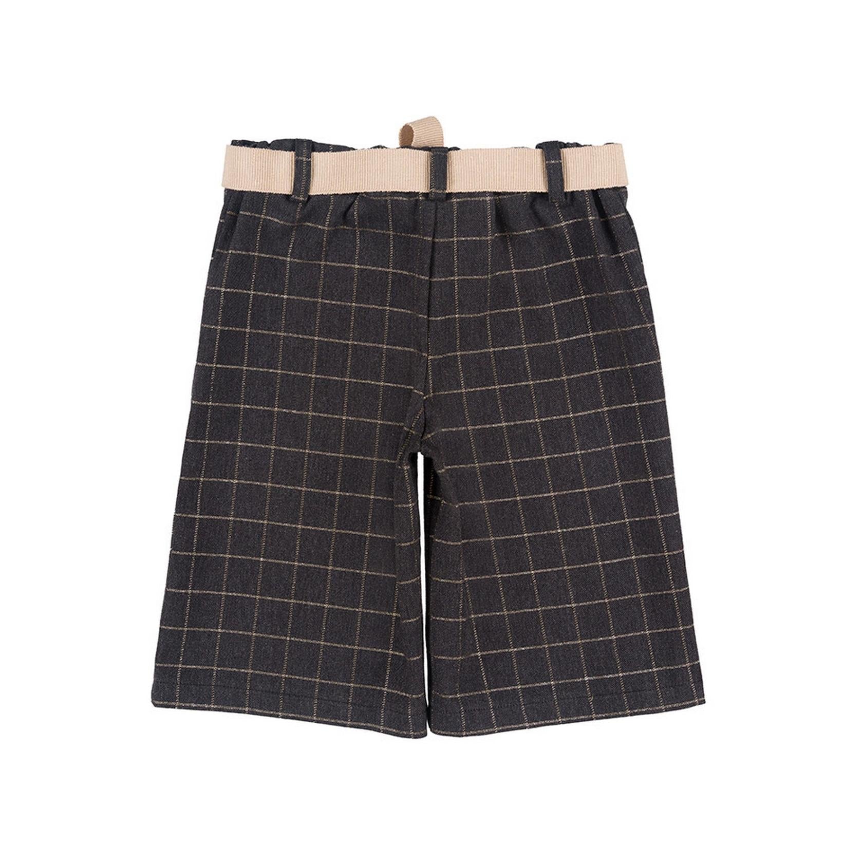 Gaucho Gris Lurex Quadro Gris