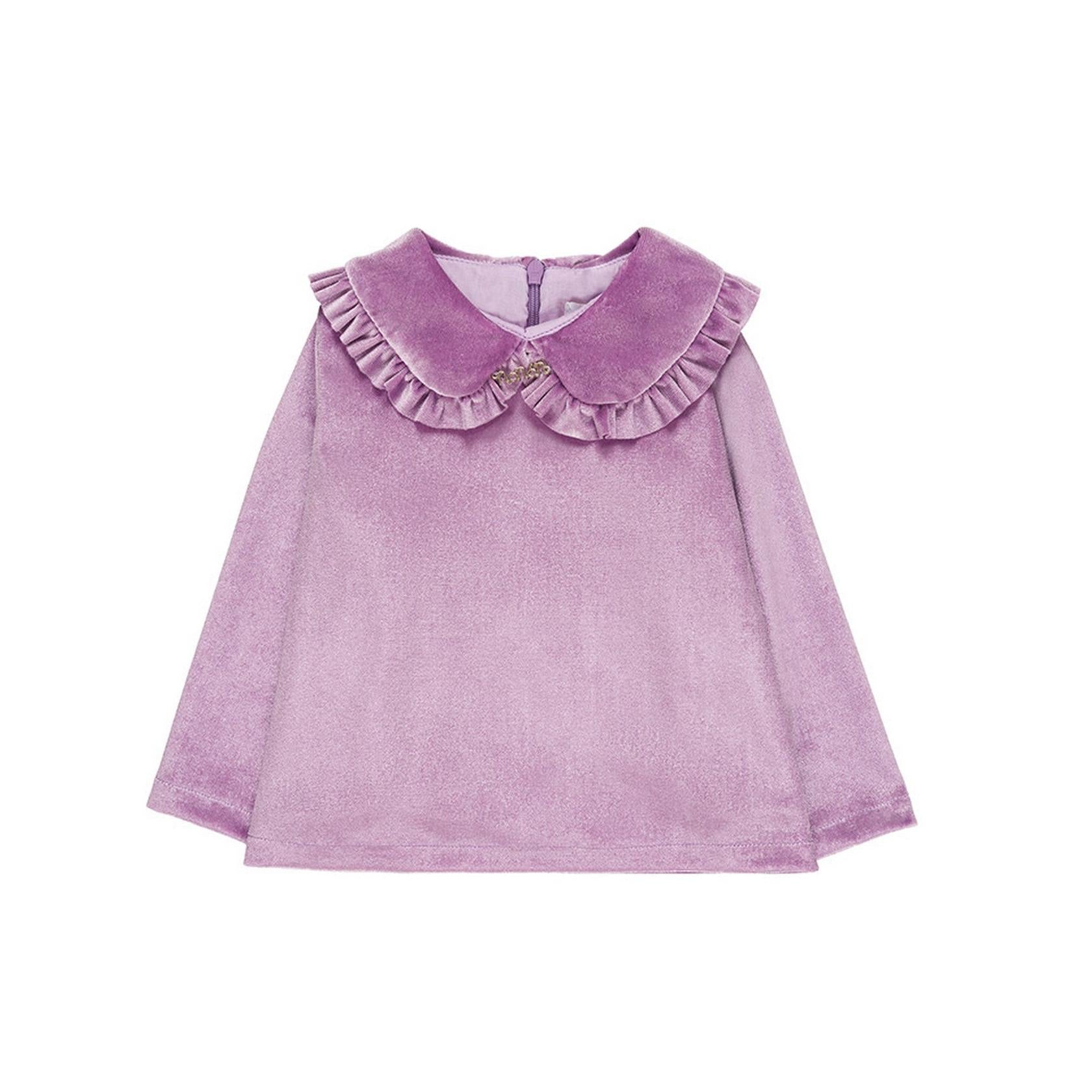 Chemisier En Chenille Lilas