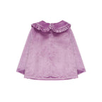 Chemisier En Chenille Lilas