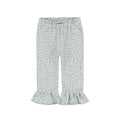 Pantalon Jacquard Léopard Vert