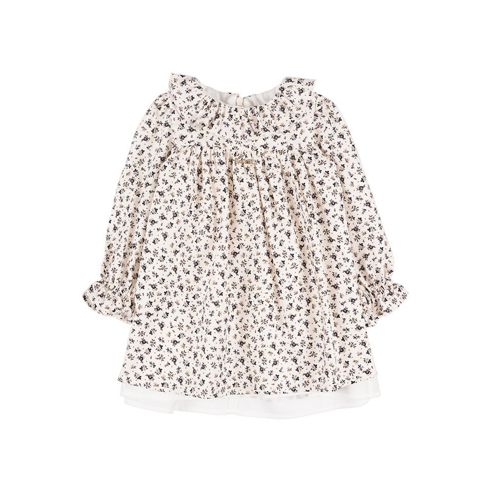 Robe À Fleurs Avec Volants