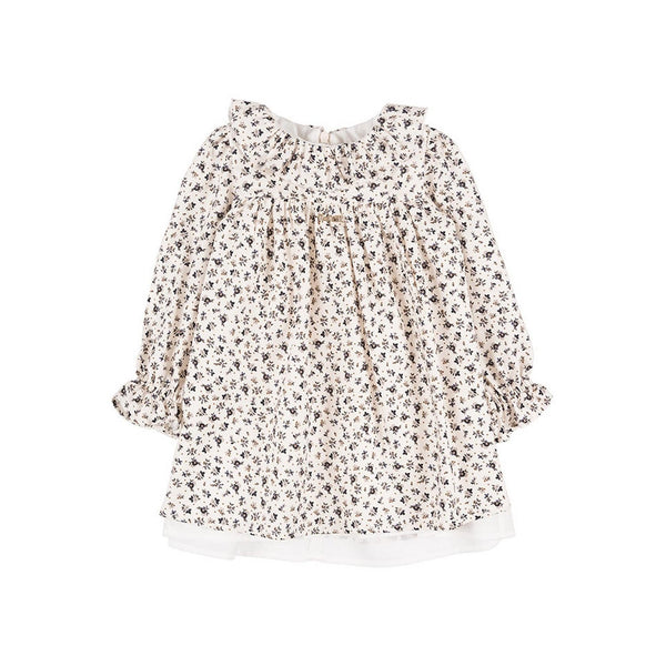 Robe À Fleurs Avec Volants