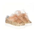 Baskets À Paillettes Dorées