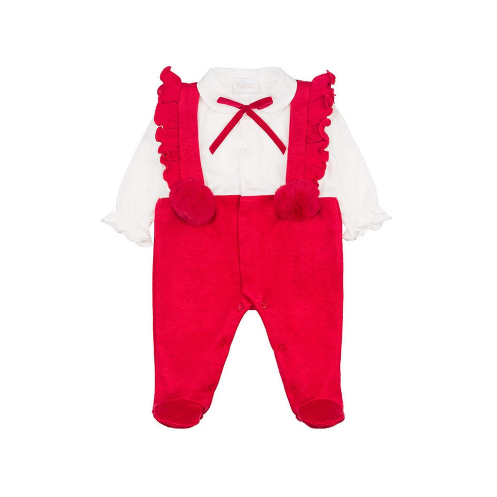 Salopette Rouge Avec Chemise