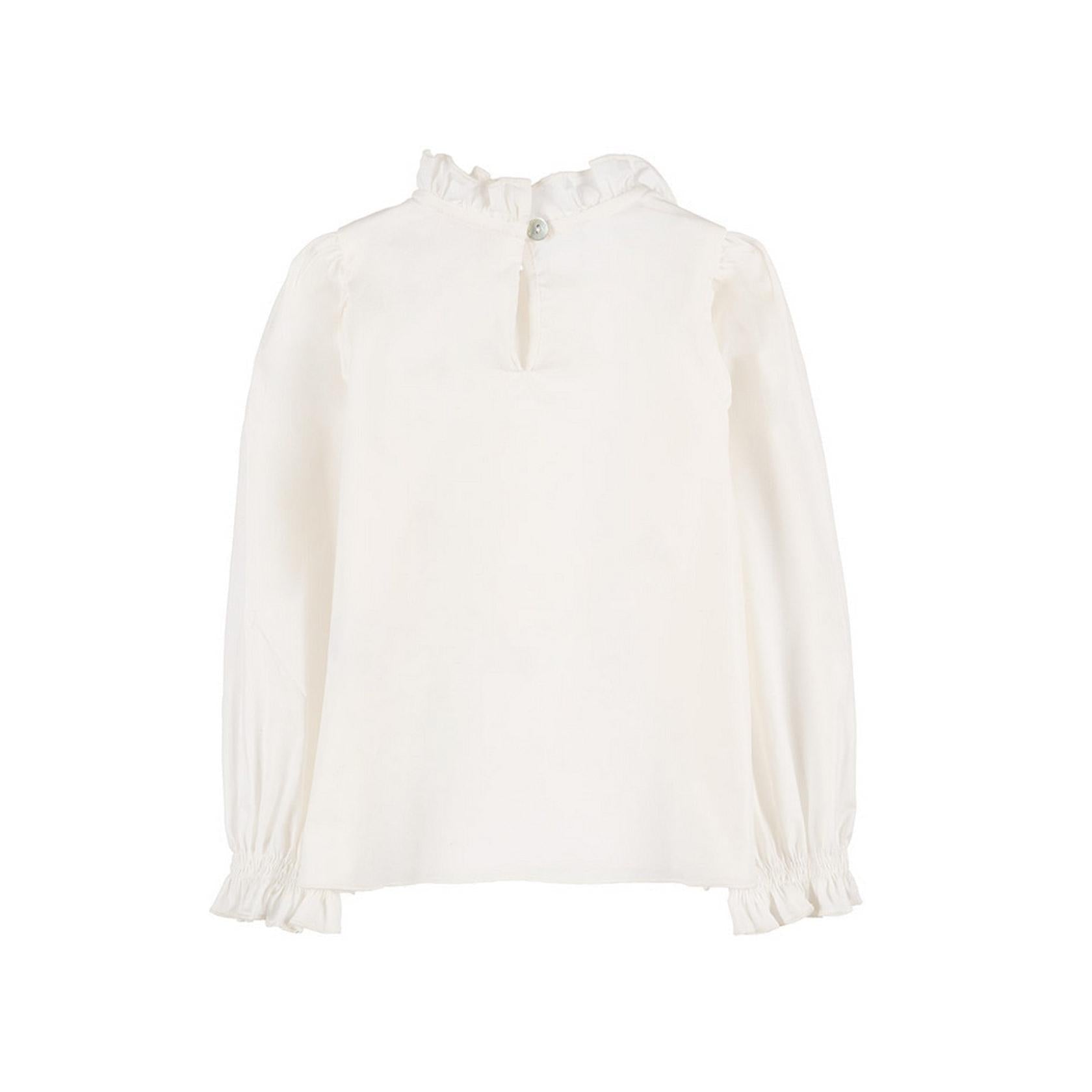 Chemise Crème À Volants