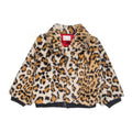 Bomber En Fourrure À Imprimé Animalier