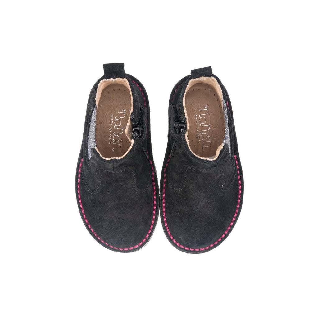 Bottines noires à élastique