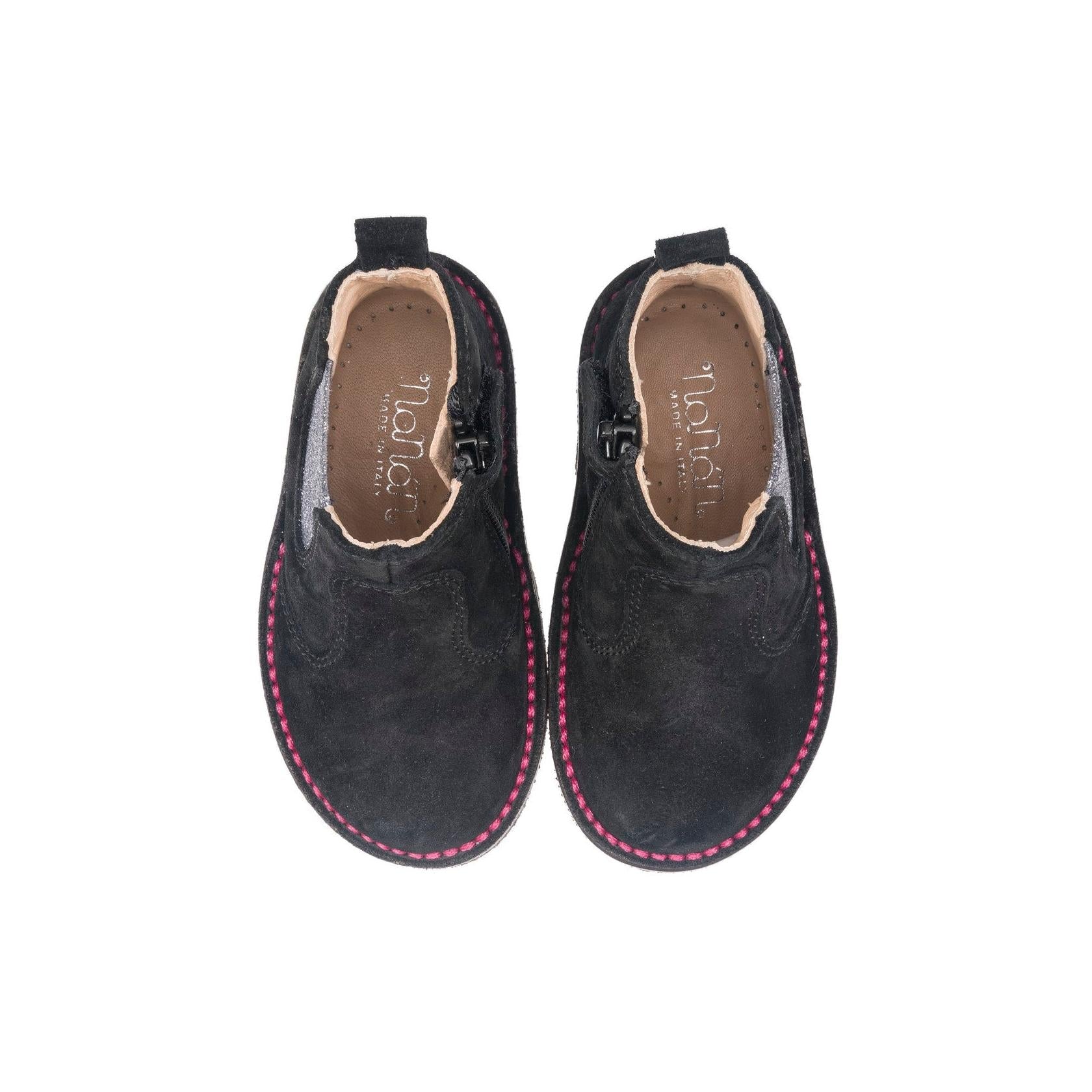 Bottines noires à élastique