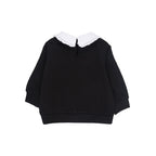 Sweat-Shirt À Col - Noir