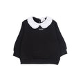 Sweat-Shirt À Col - Noir