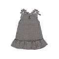 Robe Sans Manches À Carreaux Noirs