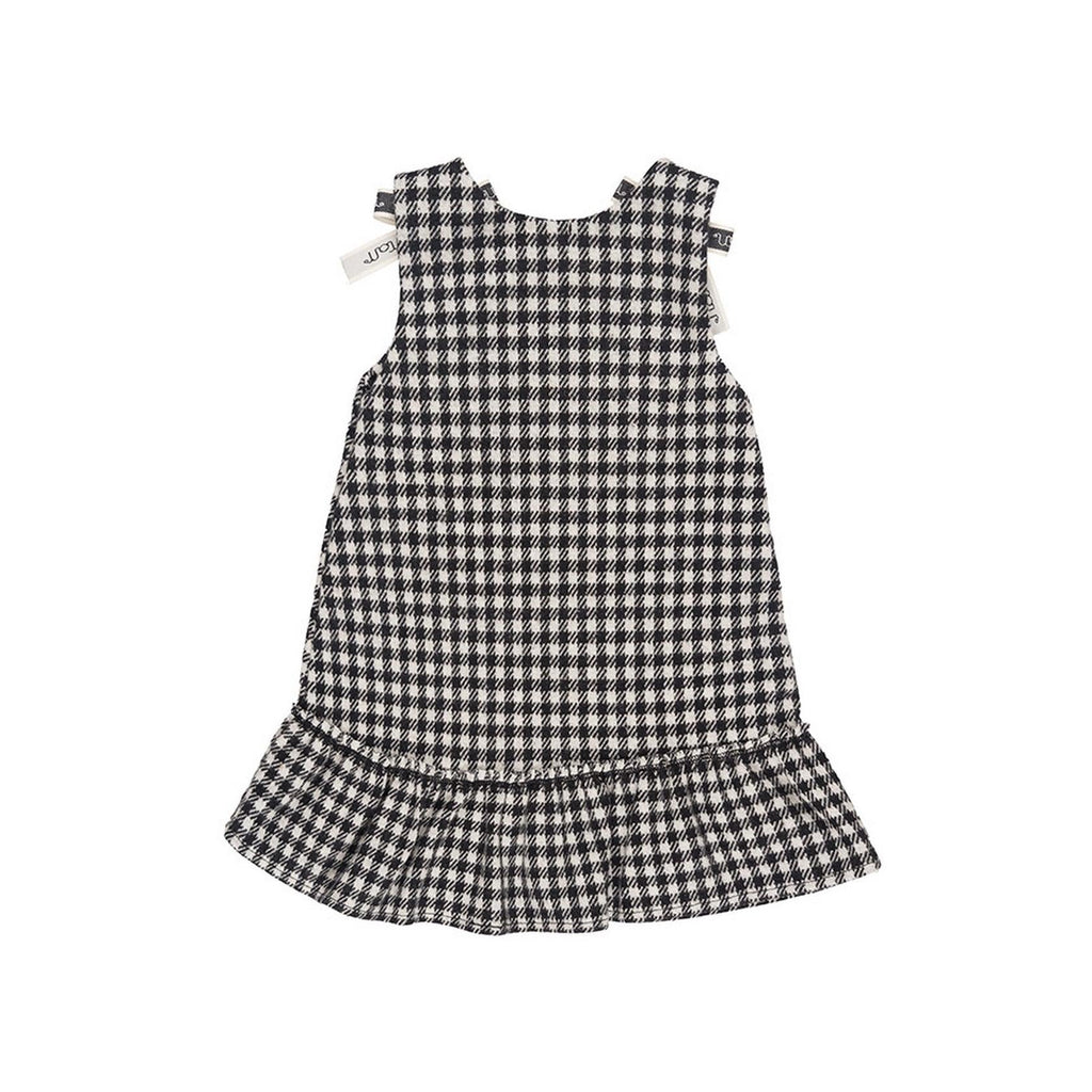 Robe Sans Manches À Carreaux Noirs