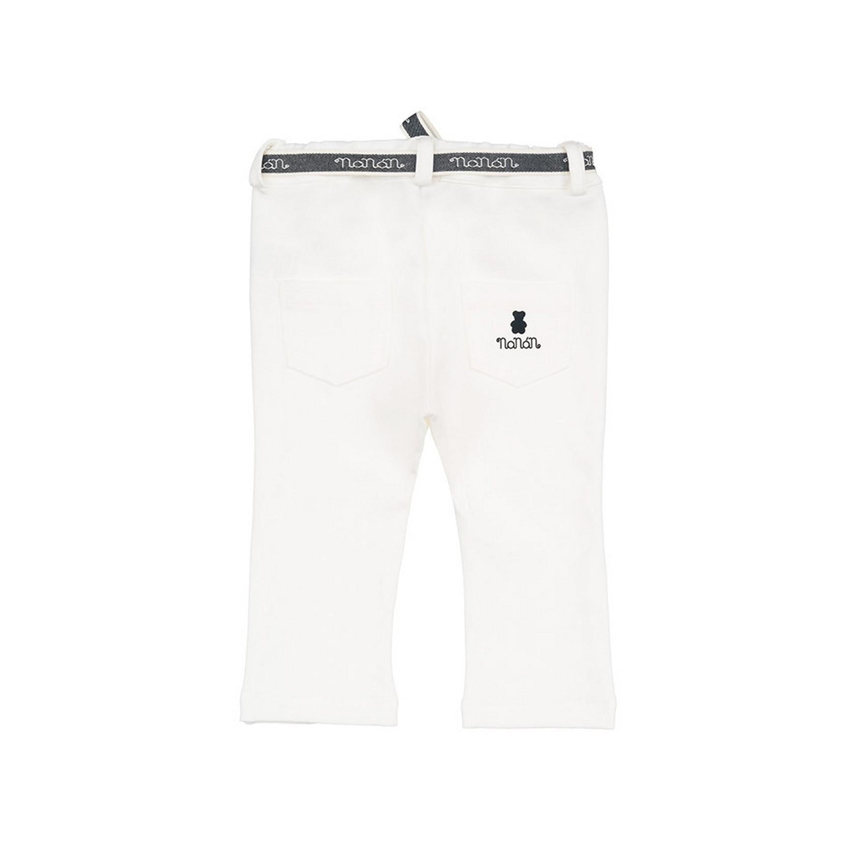 Pantalon 5 Poches  Crème